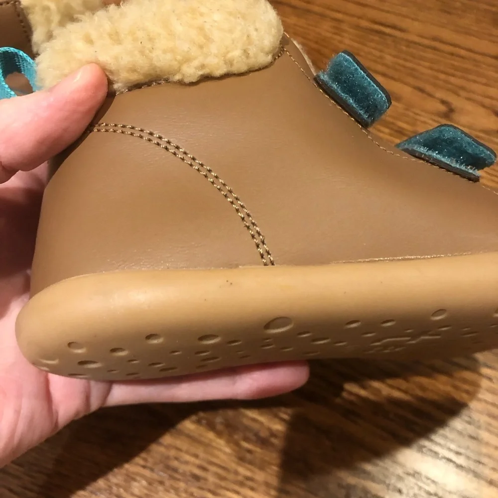Ten Little Furry High Tops Sz 12